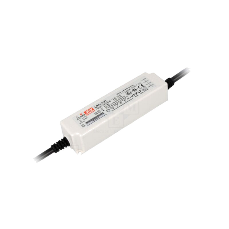 Alimentator: pulsatoriu; LED; 25,2W; 24VDC; 1,05A; 90÷305VAC; IP67