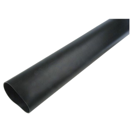 Manşon termocontractabil; cu adeziv; 3: 1; 95mm; L: 1m; neagră