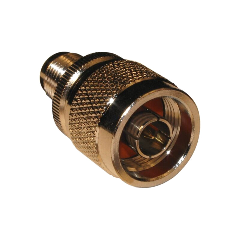 Adaptor; N tată,TNC mamă; Izolaţie: PTFE; 50Ω; alamă; 11GHz