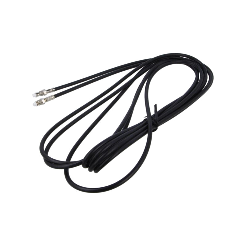 Cable; FME socket,both sides; black; straight; 5m