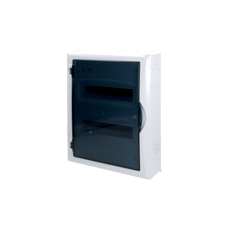 Carcasă: pentru aparatură modulară; IP40; albe; Nr.mod: 24; 400V