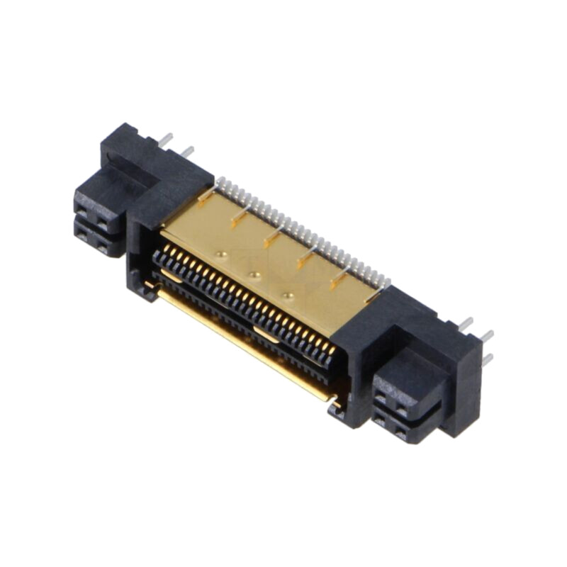 Conector: PCB-PCB; mamă; PIN: 52; 0,635mm; QFSS; aurit; SMT; soclu Conector: PCB-PCB; mamă; PIN: 52; 0,635mm; QFSS; aurit; SMT; soclu