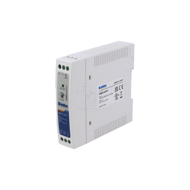 Alimentator: pulsatoriu; pentru şină DIN; 10W; 5VDC; 2A; 90÷264VAC