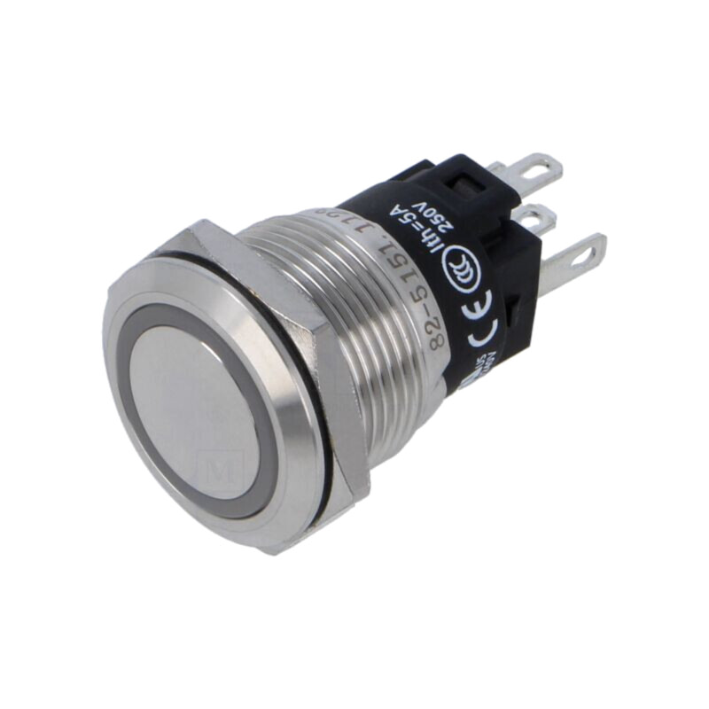 Comutator: anti-vandalism; Poz: 2; SPDT; 3A/240VAC; 3A/240VDC; 12V