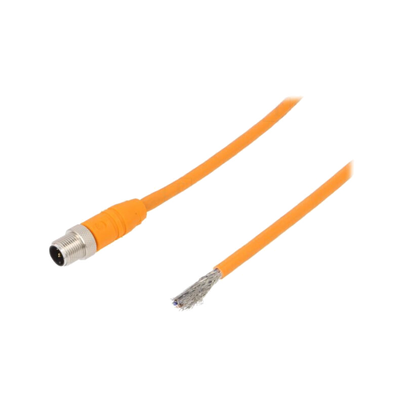 Cablu de conectare; M12; PIN: 5; drept; 5m; mufă; 60VAC; 4A; RSTS