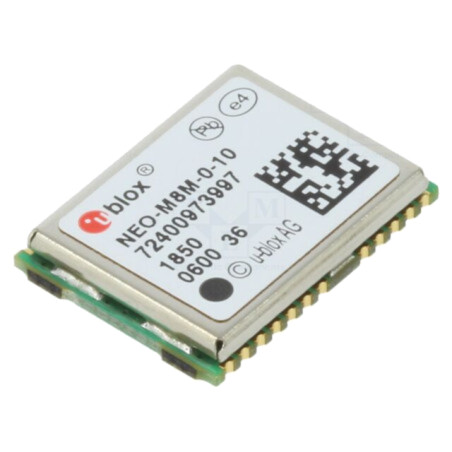 Modul: GPS/BEIDOU; ±2,5m; NMEA,RTCM,UBX; -167dBm; 1,7÷3,6VDC; SMD