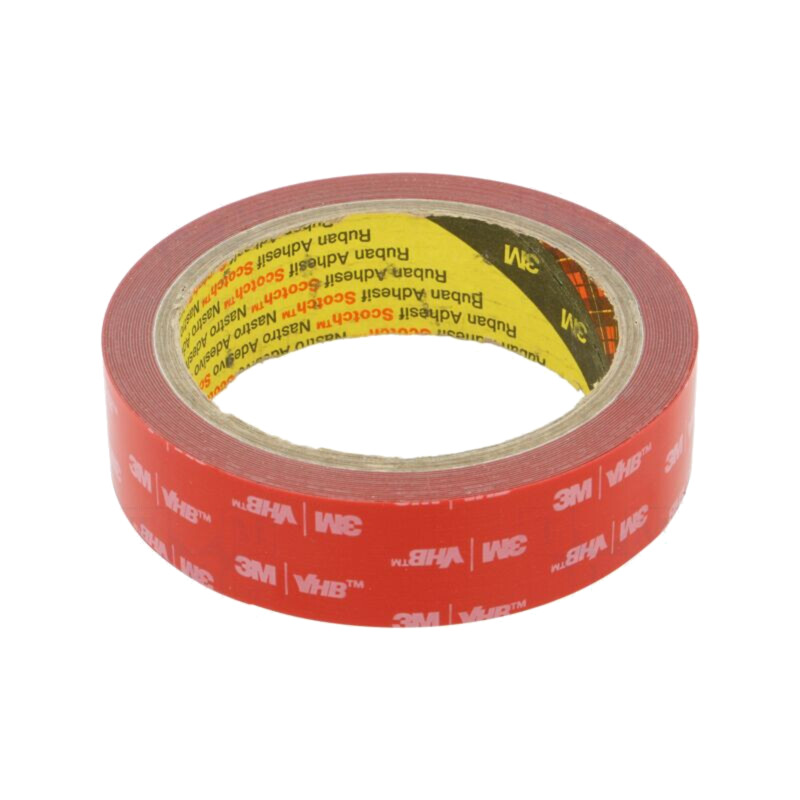 Bandă: de fixare; W: 25mm; L: 5,5m; Thk: 0,4mm; acril; gri; 31N/cm