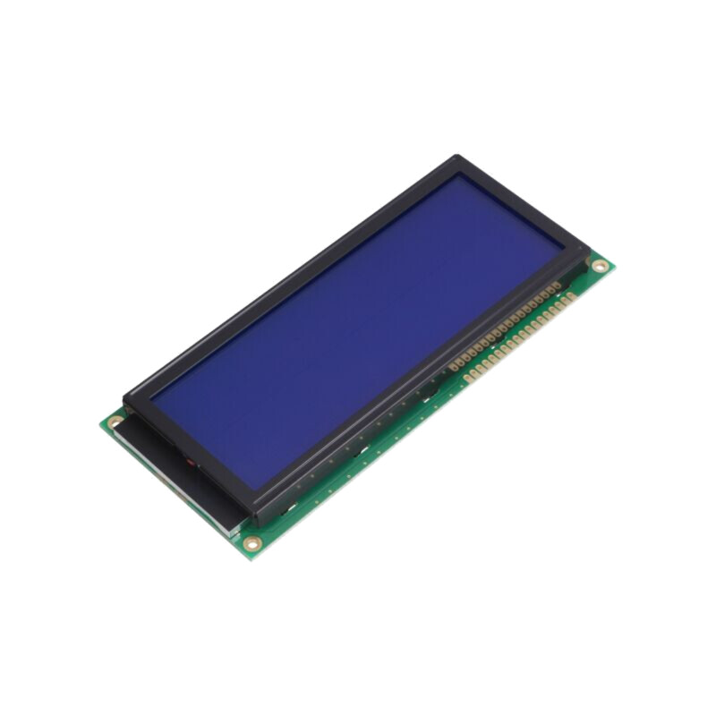 Afişaj: LCD; alfanumerice; STN Positive; 20x4; albastru; LED