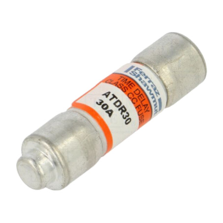 Siguranţă: siguranţă; întârziere; 30A; 600VAC; 300VDC; 10x38mm