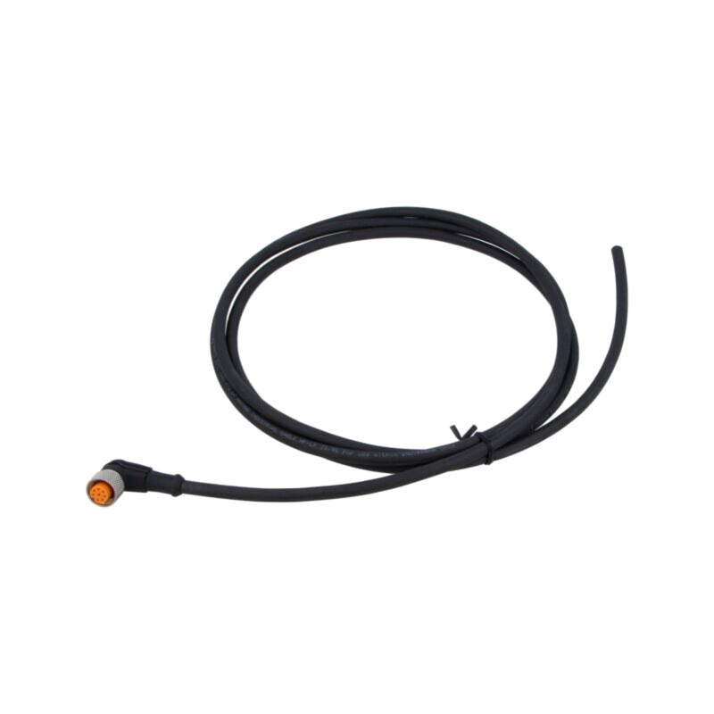 Cablu de conectare; M12; PIN: 8; în unghi; 2m; mufă; 30VAC; 2A; 1200