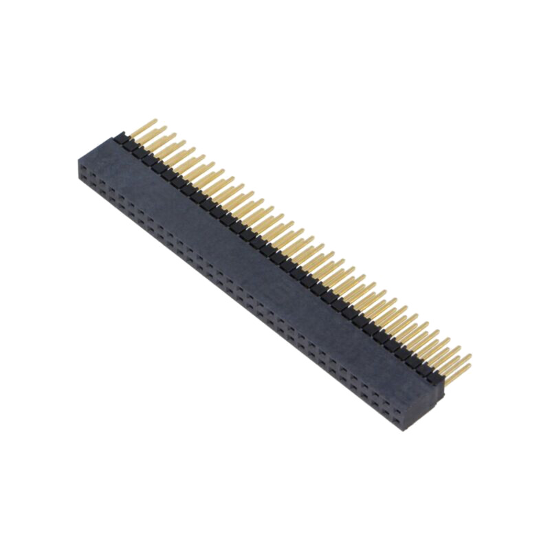 Conector: şiruri pini; tată; PIN: 64; 2,54mm; aurit; THT; soclu Conector: şiruri pini; tată; PIN: 64; 2,54mm; aurit; THT; soclu