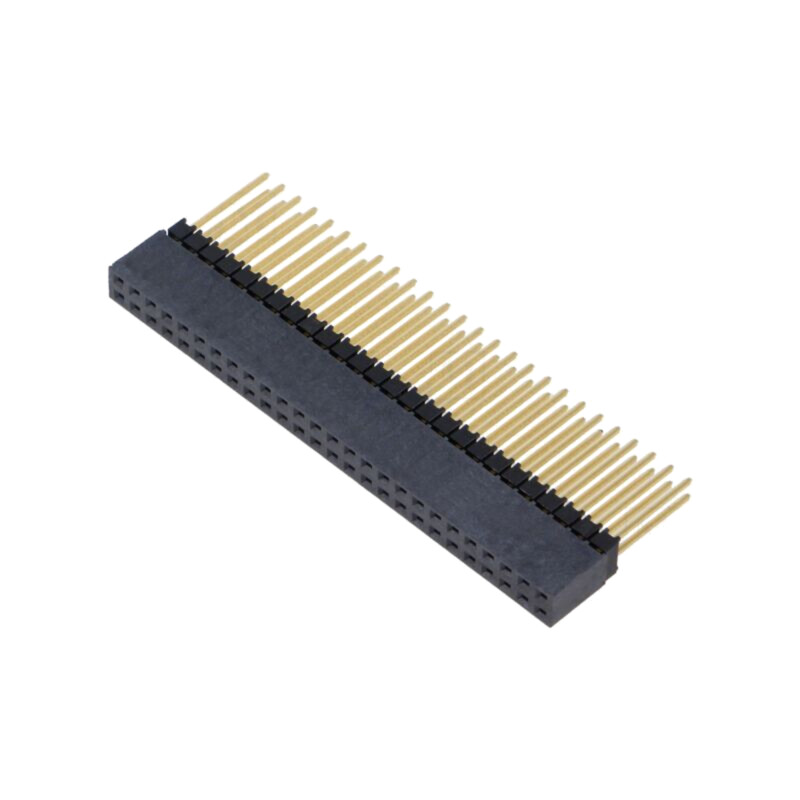 Conector: şiruri pini; tată; PIN: 64; 2,54mm; aurit; THT; soclu Conector: şiruri pini; tată; PIN: 64; 2,54mm; aurit; THT; soclu