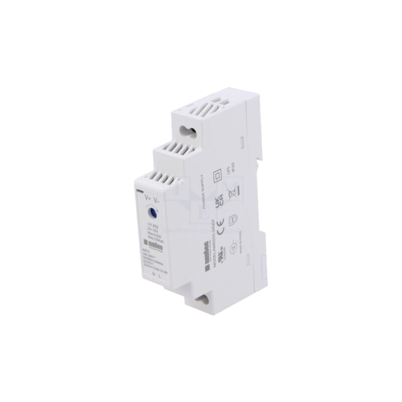 Alimentator: pulsatoriu; pentru şină DIN; 15W; 24VDC; 630mA; 3kV