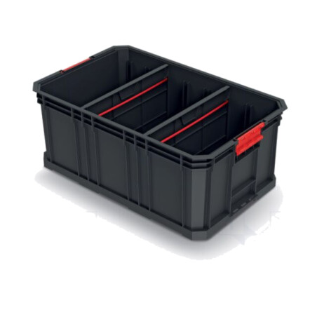 Container: Cuvă; cu partiții; neagră; 520x329x210mm; 50kg