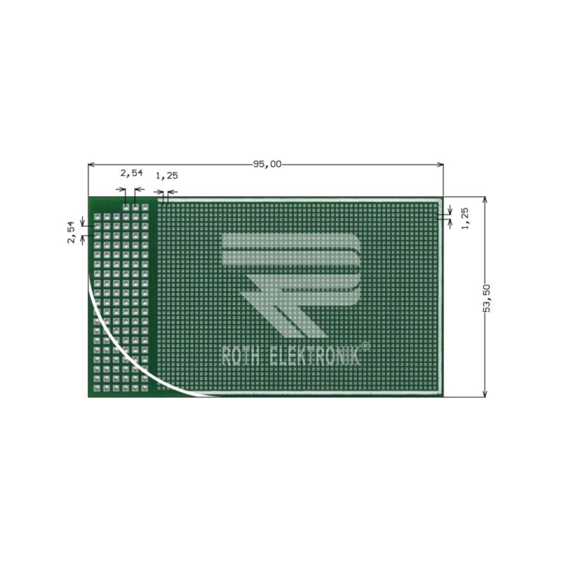 Placă: universală; două feţe,prototip; W: 53mm; L: 95mm Placă: universală; două feţe,prototip; W: 53mm; L: 95mm