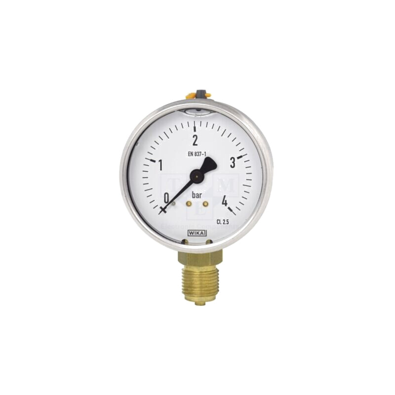 Manometru; 0÷6bar; Clasa: 2,5; 40mm; -20÷60°C; IP65; oţel; 113.53