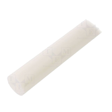 Tijă; Ø: 30mm; L: 500mm; naturală; extrudate; manşon