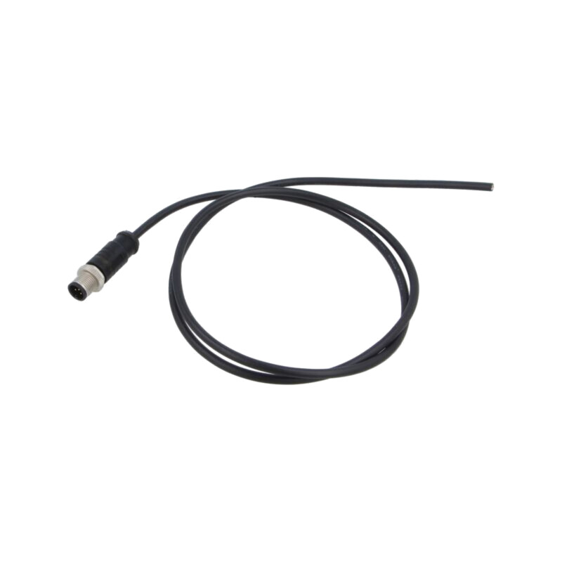 Conector: M12; mufă; tată; drept; Placare: aurit; cabluri; PIN: 5
