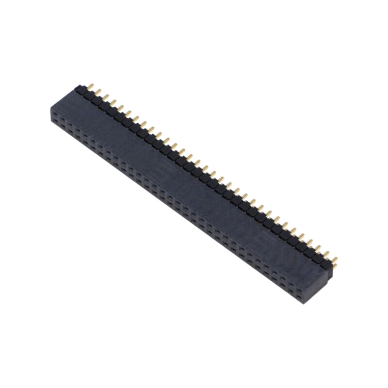 Conector: şiruri pini; tată; PIN: 64; 2,54mm; aurit; THT; soclu Conector: şiruri pini; tată; PIN: 64; 2,54mm; aurit; THT; soclu