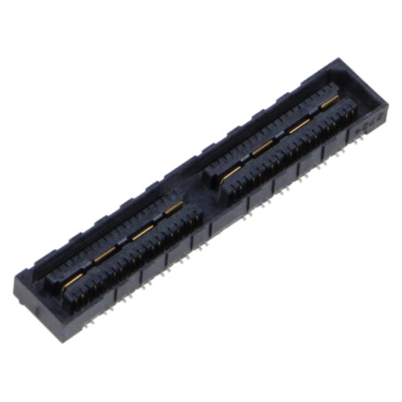 Conector: PCB-PCB; mamă; PIN: 56; 0,8mm; QSE; aurit; SMT; soclu; 2A