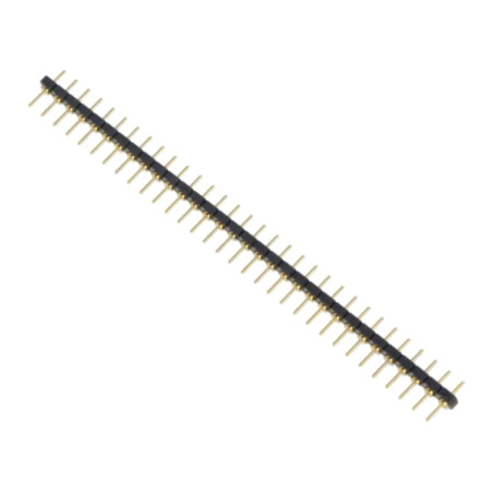 Conector: şiruri pini; tată; PIN: 32; 2,54mm; aurit; THT; şir pini