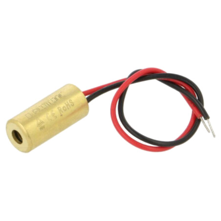 Modul: laser; 1mW; roşie; punct; 650nm; 3÷6VDC; 3÷30mA