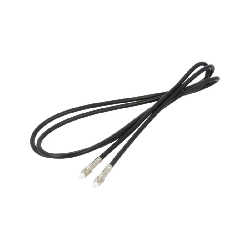 Cable; FME socket,both sides; black; straight; 1.5m