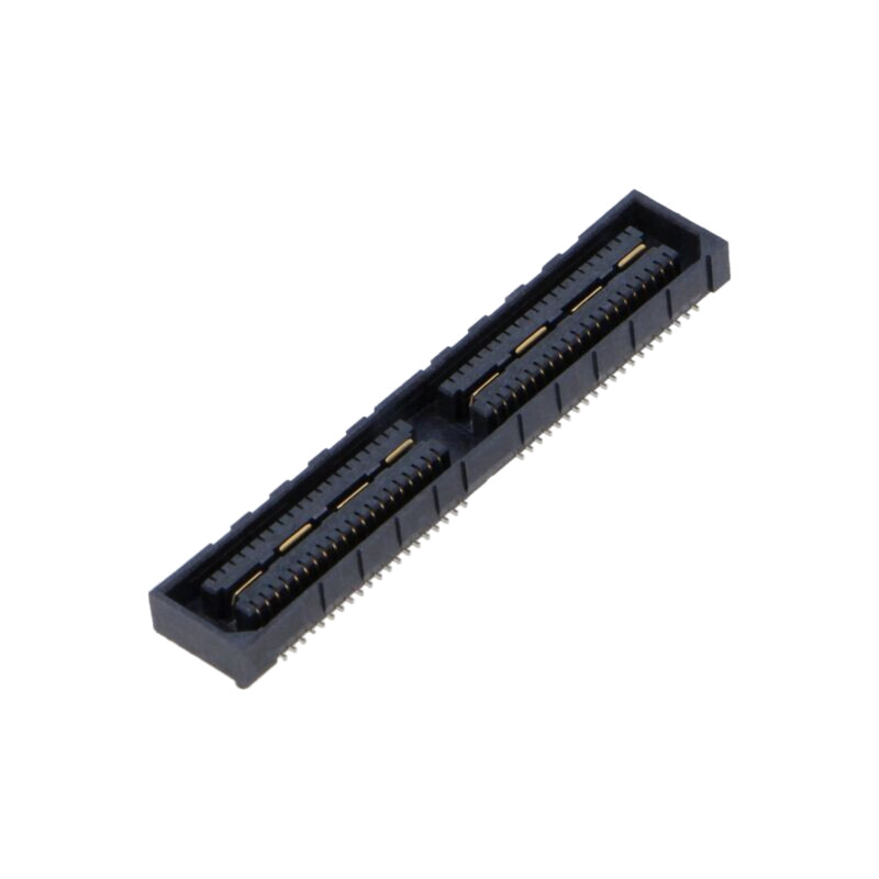 Conector: PCB-PCB; mamă; PIN: 80; 0,8mm; QSE; aurit; SMT; soclu; 2A