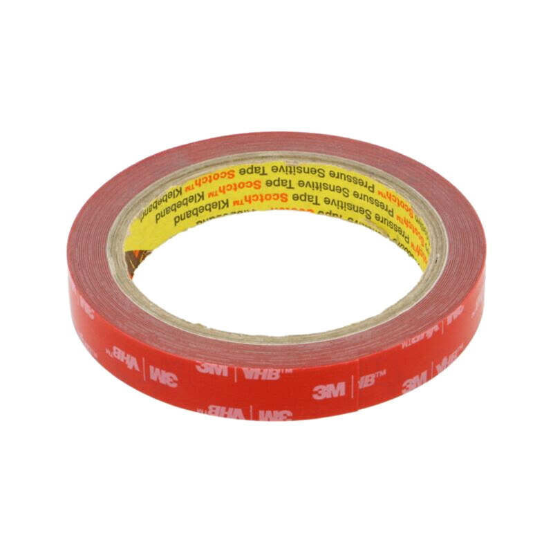 Bandă: de fixare; W: 15mm; L: 5,5m; Thk: 0,4mm; acril; gri; 31N/cm