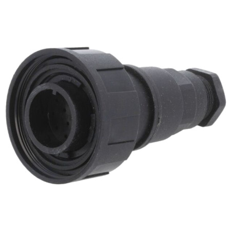 Conector: circular; mufă; tată; PIN: 12; fără contacte; pe cablu