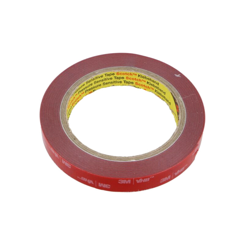 Bandă: de fixare; W: 15mm; L: 5,5m; Thk: 0,6mm; acril; gri; 36N/cm