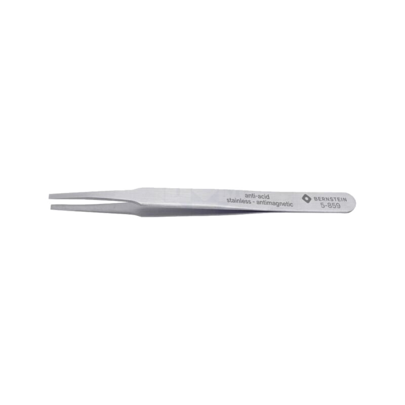 Pensetă; 125mm; Vârf: îngustat; Formă capăt vârf: plată Pensetă; 125mm; Vârf: îngustat; Formă capăt vârf: plată