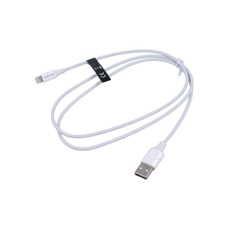Cablu; USB 2.0; mufă Apple Lightning,USB A mufă; nichelat; 1m