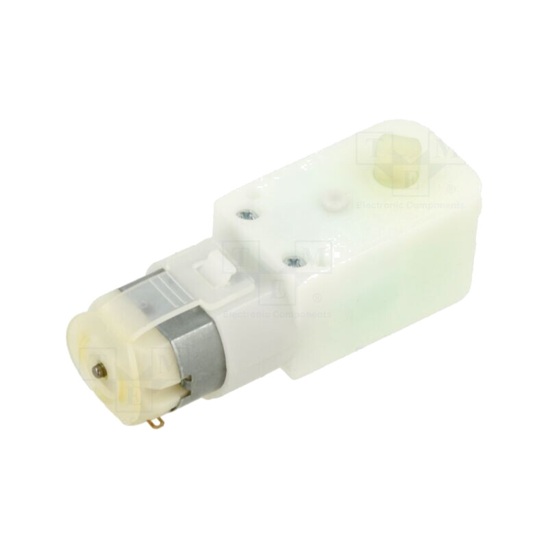Motor: DC; cutie de viteză din plastic; 6VDC; 700mA; 78rot./min