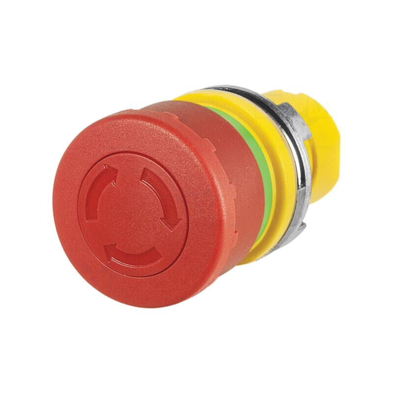 Comutator: de siguranţă; 22mm; Poz.i stab: 2; roşie; fără; IP65