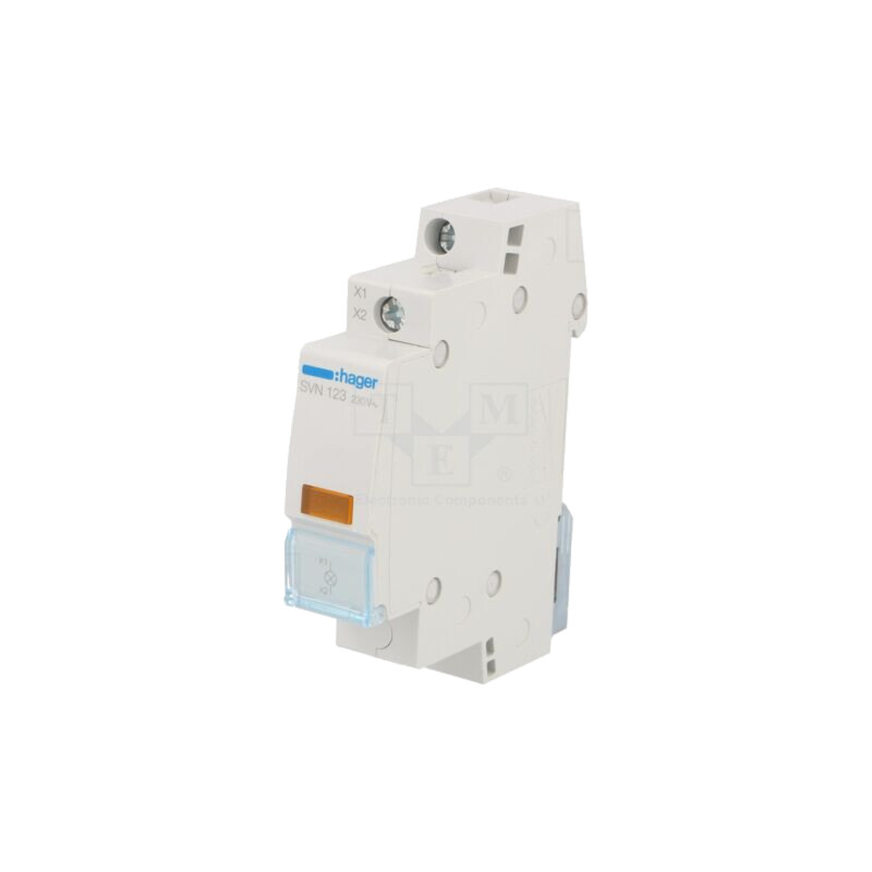 Lampă de control LED; 230VAC; pentru şină DIN Lampă de control LED; 230VAC; pentru şină DIN