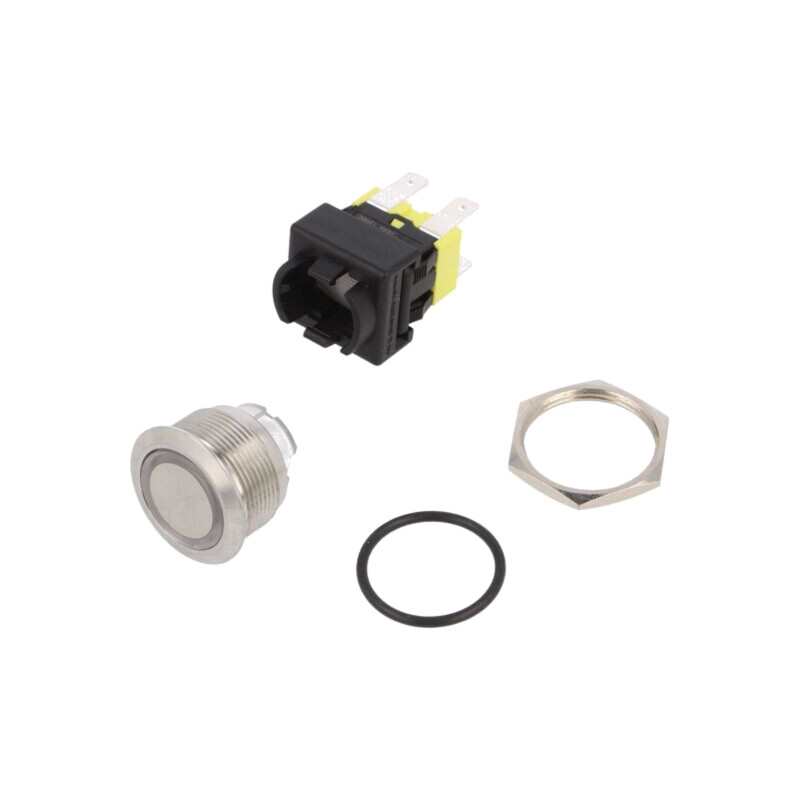 Comutator: anti-vandalism; Poz: 2; DPDT; 16A/250VAC; IP65; ON-OFF