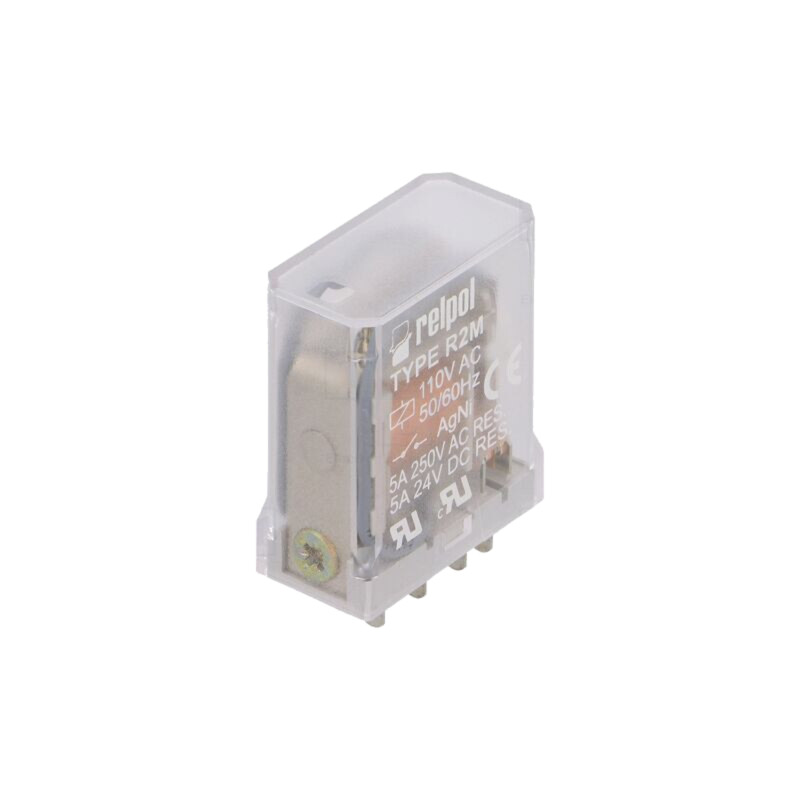 Releu: electromagnetic; DPDT; Ubobină: 110VAC; Icontacte max: 10A