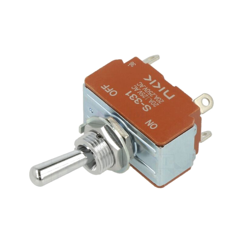 Comutator: basculant; Poz: 2; DPST; ON-OFF; 20A/250VAC; 20A/30VDC