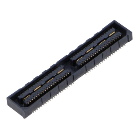 Conector: PCB-PCB; mamă; PIN: 80; 0,8mm; QSE; gold flash; SMT; soclu