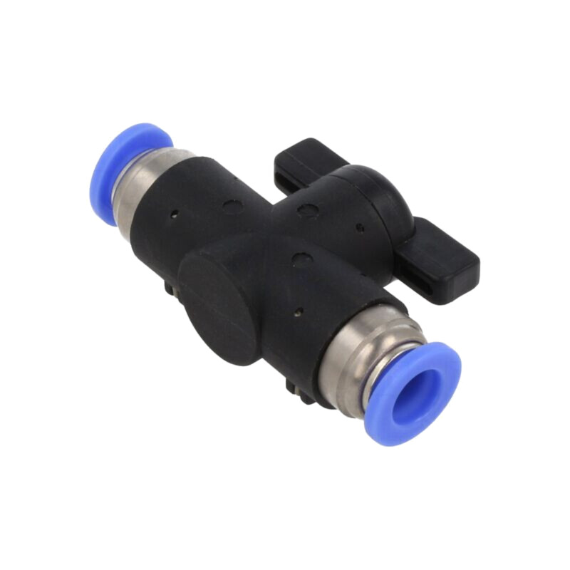 Ventil de închidere; 0÷10bar; alamă nichelată,PBT; 8mmx2; 0÷60°C Ventil de închidere; 0÷10bar; alamă nichelată,PBT; 8mmx2; 0÷60°C
