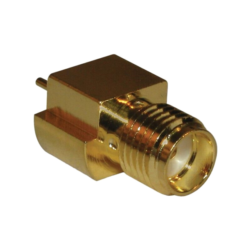 Conector: SMA; mufă; mamă; drept; 50Ω; SMT; pe cablu; PTFE; aurit