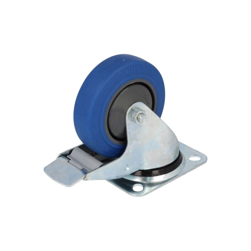 Roată de transport; Ø: 100mm; W: 32mm; H: 128mm; 150kg; Lagăr: bilă
