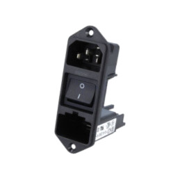 Conector: alimentare AC; soclu; tată; 10A; 250VAC; IEC 60320; KD