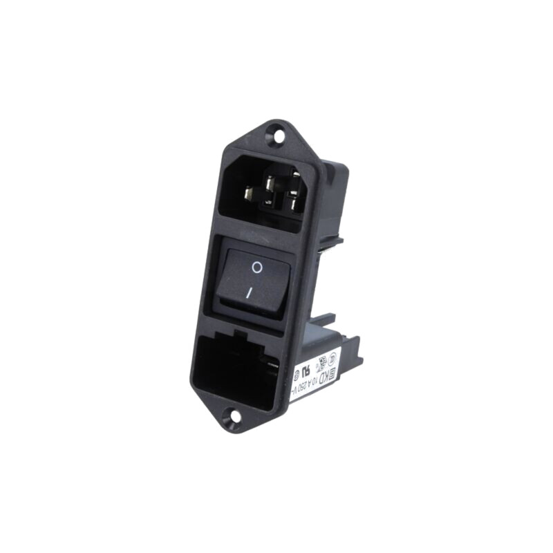 Conector: alimentare AC; soclu; tată; 10A; 250VAC; IEC 60320; KD