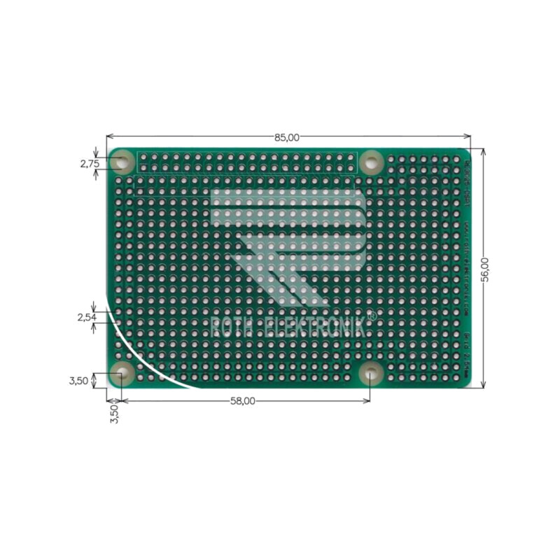 Placă: universală; două feţe,prototip; W: 56mm; L: 85mm Placă: universală; două feţe,prototip; W: 56mm; L: 85mm