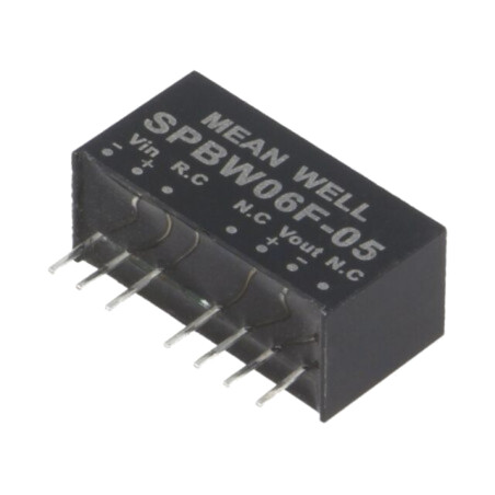 Convertor: DC/DC; 6W; Uintr: 9÷36VDC; Uieş: 5VDC; Iieş: 0÷1200mA