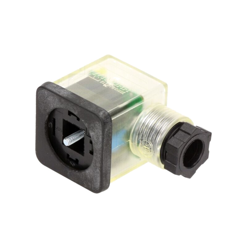 Conector: cu valvă; mufă; format A; 18mm; mamă; PIN: 3; în unghi 90°