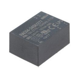 Convertor: AC/DC; 4W; Uintr: 80÷305VAC,110÷390VDC; Uieş: 24VDC