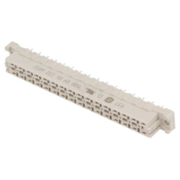 Conector: DIN 41612; mufă; tip D; mamă; PIN: 32; a+c; THT; drept; 6A